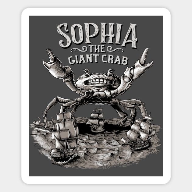 Sophia the giant crab Magnet by BER